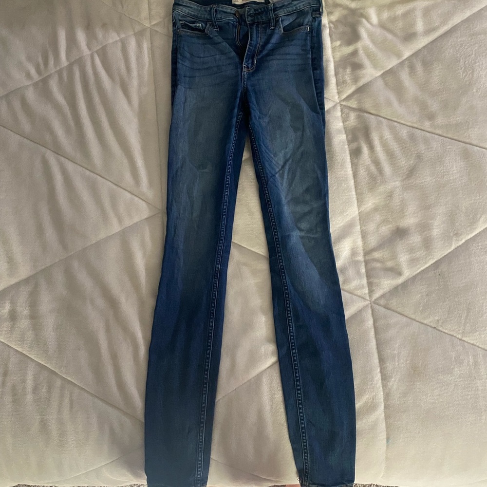 High Rise Super Skinny Medium Washed Jeans